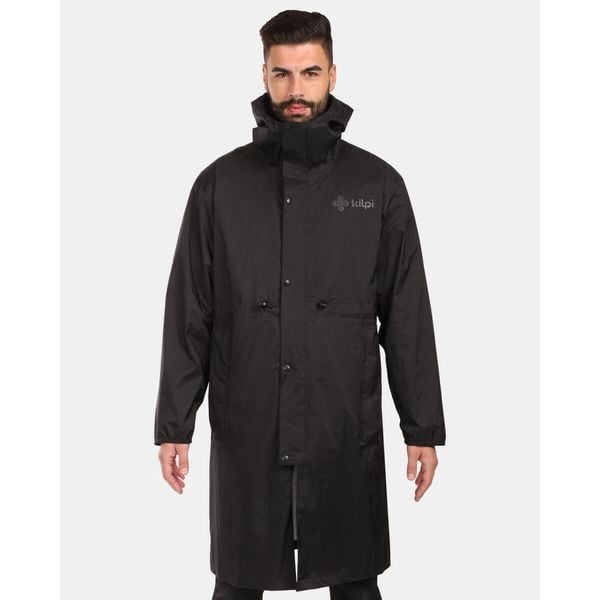 Unisex narciarski płaszcz przeciwdeszczowy Kilpi TEAM RAINCOAT-U. Czarne płaszcze Kilpi, na zimę, bez wzorów, z nylonu, bez kaptura. Za 1,145.01 zł.