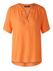 Oui Bluzka w kolorze pomarańczowym rozmiar: 36. Pomarańczowe bluzki Oui, bez wzorów, z wiskozy, bez kołnierzyka, bez ramiączek. Za 86.99 zł.
