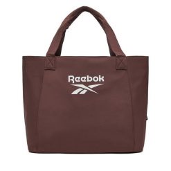 Torebka Reebok. Brązowe shopper Reebok, bez wzorów, bez dodatków. Za 99.99 zł.
