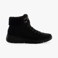 Buty damskie SKECHERS On The Go Glacial Ultra Woodlands. Czarne obuwie sportowe Skechers, bez zapięcia. Za 273.99 zł.