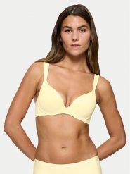 Triumph Biustonosz z fiszbiną Make-Up Illusion 10217848 Żółty. Żółte biustonosze Triumph, bez wzorów, z syntetyku. Za 131.67 zł.