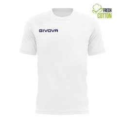 Unisex Givova Biała Koszulka Bawełniana - Rozmiar XL. Białe bluzki Givova, xl, bez wzorów, z bawełny, eleganckie, bez kołnierzyka, bez ramiączek. Za 140.99 zł.