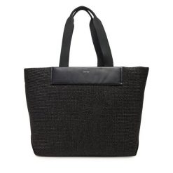 Torebka Calvin Klein. Czarne shopper Calvin Klein, bez wzorów, bez dodatków. Za 349.99 zł.