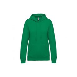 Bluza damska z kapturem Kariban. Zielone bluzy KARIBAN, xl, bez wzorów, z bawełny, z kapturem. Za 181.00 zł.