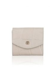 Bellicci Skórzany portfel "Venus" w kolorze kremowym - 10 x 9 x 2 cm rozmiar: onesize. Brązowe portfele Bellicci, bez wzorów, z materiału. Za 73.99 zł.