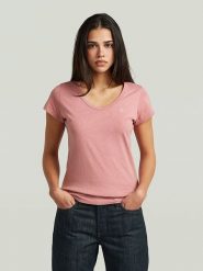 G-Star Koszulka w kolorze jasnoróżowym rozmiar: XXS. Różowe bluzki G-Star, xxs, bez wzorów, z bawełny, retro, bez kołnierzyka, bez ramiączek. Za 88.64 zł.