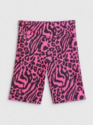 4F Legginsy kolarki dzianinowe damskie - różowe L. Czerwone legginsy 4f, l, bez wzorów, z dzianiny. Za 79.99 zł.