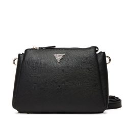 Torebka Guess. Czarne listonoszki Guess, z aplikacjami, bez dodatków. Za 549.99 zł.