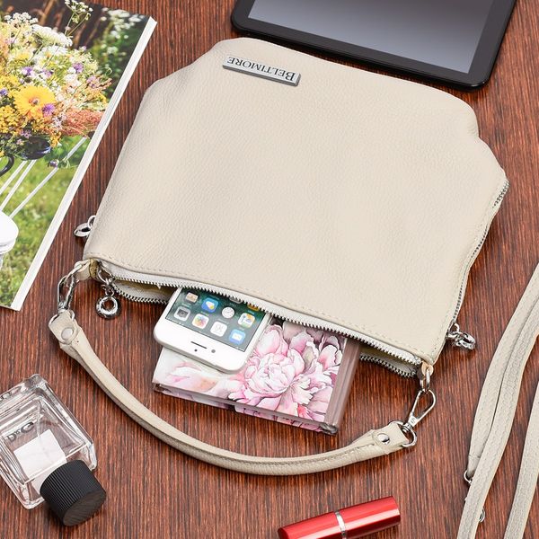 Listonoszka skórzana Beltimore T75 j. szara. Szare torebki klasyczne bez wzorów, ze skóry, na ramię, duże, bez dodatków. Za 144.90 zł.