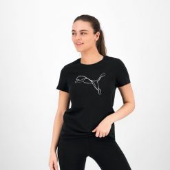 Koszulka damska Puma Gym & Pilates. Niebieskie bluzki Puma, xl, bez wzorów, z bawełny, sportowe, bez kołnierzyka, bez ramiączek. W wyprzedaży za 49.99 zł.
