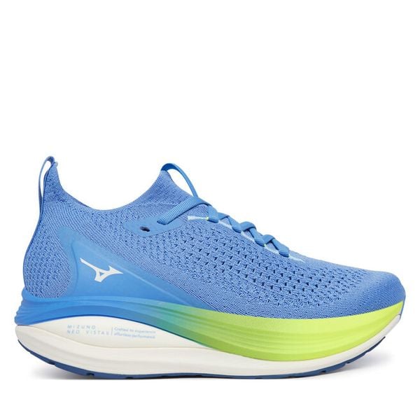Buty do biegania Mizuno. Niebieskie obuwie sportowe Mizuno, bez zapięcia, do biegania. Za 575.99 zł.