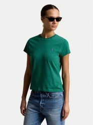 Polo Ralph Lauren T-Shirt 211B14605027 Zielony Regular Fit. Zielone koszulki polo Polo Ralph Lauren, xl, bez wzorów, z bawełny, bez kołnierzyka, bez ramiączek. Za 399.99 zł.