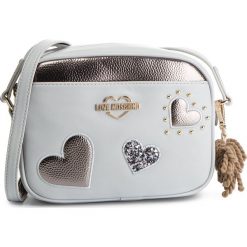 Torebka LOVE MOSCHINO - JC4060PP17LF0001 Grigio. Szare listonoszki Love Moschino, bez wzorów, ze skóry ekologicznej, na ramię, bez dodatków. W wyprzedaży za 429.00 zł.