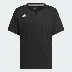 Bluza Adizero Dugout Cage (uniseks). Czarne bluzy Adidas, uniwersalny, bez wzorów, z materiału, bez kaptura. Za 279.00 zł.