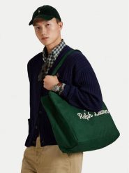 Polo Ralph Lauren Torebka 405962436003 Zielony. Zielone shopper Polo Ralph Lauren, bez wzorów, z materiału, bez dodatków. Za 479.99 zł.