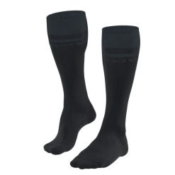 Podkolanówki damskie Falke SK7 Race. Czarne skarpety Falke, bez wzorów, z elastanu. Za 179.00 zł.