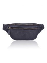 Bellicci Skórzana saszetka "Charmaine" w kolorze granatowym - 40 x 17 x 6 cm rozmiar: onesize. Niebieskie torby na ramię Bellicci, bez wzorów, z materiału, sportowe, przez ramię, bez dodatków. Za 165.45 zł.