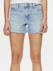 Calvin Klein Jeans Szorty jeansowe J20J222809 Niebieski Regular Fit. Niebieskie szorty Calvin Klein Jeans, bez wzorów, z bawełny. Za 199.99 zł.