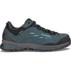Buty trekkingowe damskie Lowa Delago Gtx Low. Niebieskie trekkingi Lowa, z materiału, trekkingowe. Za 718.10 zł.