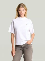 G-Star Koszulka w kolorze białym rozmiar: S. Białe bluzki G-Star, s, bez wzorów, z bawełny, retro, bez kołnierzyka, bez ramiączek. Za 119.95 zł.