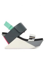 United Nude Sandały Delta Wedge Sandal 1041396716 Kolorowy. Sandały United Nude, bez wzorów, ze skóry, bez obcasa, na koturnie, bez zapięcia. Za 1,229.00 zł.