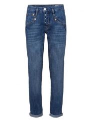 Herrlicher Dżinsy - Slim fit - w kolorze niebieskim rozmiar: W26. Niebieskie jeansy Herrlicher, z aplikacjami, z podwyższonym stanem. Za 83.62 zł.