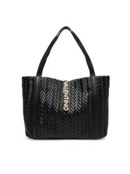 Valentino Torebka Fania Re VBS9AB01 Czarny. Czarne torebki klasyczne Valentino, bez wzorów, ze skóry, bez dodatków. Za 789.99 zł.