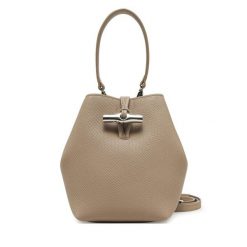 Torebka Longchamp. Brązowe torebki klasyczne Longchamp, bez wzorów, bez dodatków. Za 1,549.00 zł.