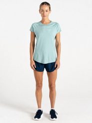 Dare 2b Koszulka sportowa "Corral Tee" w kolorze błękitnym rozmiar: 34. Niebieskie koszulki sportowe Dare 2b, bez wzorów, z materiału, bez ramiączek, outdoorowe. Za 48.39 zł.