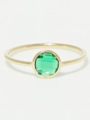 OR ÉCLAT Złoty pierścionek "Scarlette" z cyrkoniami rozmiar: 60. Zielone pierścionki OR ÉCLAT, z cyrkonią, złote. Za 391.99 zł.