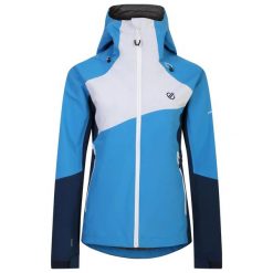 Damska kurtka narciarska z kapturem Dare 2B Excalibar. Niebieskie kurtki narciarskie Dare 2b, bez wzorów, z kapturem, narciarskie. Za 499.99 zł.