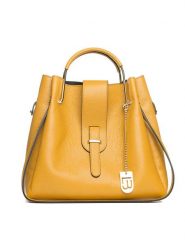 Lucca Baldi Skórzana torebka "Vinci" w kolorze żółtym - 33 x 28 x 13 cm rozmiar: onesize. Żółte torby na ramię Lucca Baldi, bez wzorów, z materiału, przez ramię, bez dodatków. Za 304.99 zł.