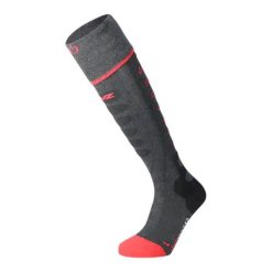Skarpety narciarskie podgrzewane Lenz Heat Sock 5.1 Toe Cap Regular Fit. Czerwone skarpety LENZ, bez wzorów. Za 427.50 zł.