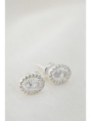 Lodie Silver Srebrne kolczyki-wkrętki z cyrkoniami rozmiar: onesize. Szare kolczyki Lodie Silver, z cyrkonią, srebrne. Za 52.95 zł.