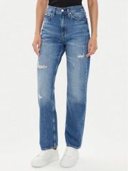 Calvin Klein Jeans Jeansy J20J223888 Niebieski Straight Fit. Niebieskie jeansy Calvin Klein Jeans, bez wzorów. Za 309.99 zł.