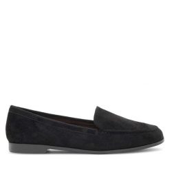 Lordsy Clara Barson. Czarne lordsy Clara Barson, bez wzorów, bez obcasa, bez zapięcia. Za 79.99 zł.
