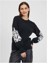 Orsay Sweter w kolorze czarnym rozmiar: S. Czarne swetry Orsay, s, bez wzorów, bez ramiączek. Za 74.28 zł.