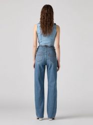 Levi's Dżinsy - Comfort fit - w kolorze niebieskim rozmiar: W25/L30. Niebieskie jeansy Levi's®, l, bez wzorów, z podwyższonym stanem. Za 203.93 zł.