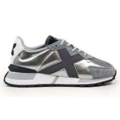 Kapcie MUNICH 8189019M Szary. Szare obuwie domowe munich, bez wzorów, ze skóry, bez zapięcia. Za 530.99 zł.
