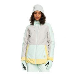 Kurtka narciarska damska Roxy Ravine Insulated Snow. Szare kurtki narciarskie Roxy, l, bez wzorów, z poliesteru, bez kaptura, narciarskie. Za 714.00 zł.
