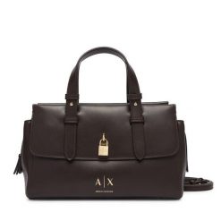 Torebka Armani Exchange. Brązowe torebki klasyczne Armani Exchange, bez wzorów, bez dodatków. Za 704.99 zł.
