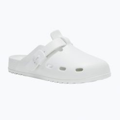 Klapki Scholl Bahia EVA. Białe klapki Scholl, bez wzorów, z materiału, bez obcasa. Za 189.99 zł.