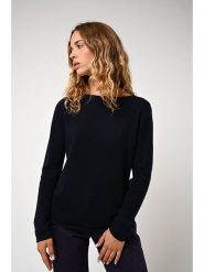 AUTHENTIC CASHMERE Kaszmirowy sweter "Criou" w kolorze granatowym rozmiar: L. Niebieskie swetry AUTHENTIC CASHMERE, l, bez wzorów, z kaszmiru, bez ramiączek. Za 347.99 zł.