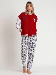 Peanuts Bluza w kolorze biało-czerwonym rozmiar: XL. Białe bluzy Peanuts, xl, bez wzorów, z bawełny, bez kaptura. Za 137.95 zł.