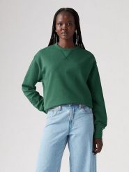 Levi´s Bluza w kolorze zielonym rozmiar: XS. Zielone bluzy s, bez wzorów, z bawełny, bez kaptura. Za 123.45 zł.