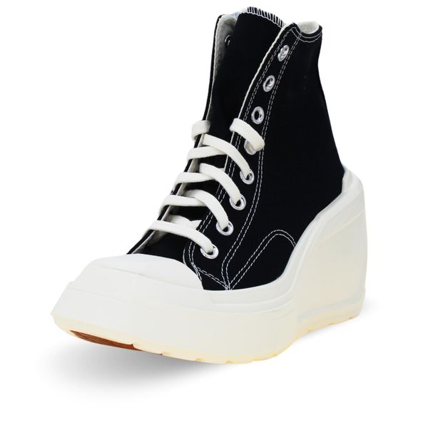 Buty Chuck 70 De Luxe Wedge Rozmiar 41 - A06478C Biały. Białe trampki Converse, bez wzorów, bez zapięcia. W wyprzedaży za 515.75 zł.