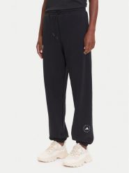 Adidas by Stella McCartney Spodnie dresowe IW6320 Czarny Regular Fit. Czarne spodnie dresowe adidas by Stella McCartney, s, bez wzorów, z bawełny. Za 529.99 zł.