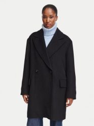 BOSS Płaszcz wełniany C_Calesarina 50568506 Czarny Regular Fit. Czarne płaszcze Boss, na zimę, bez wzorów, z syntetyku, bez kaptura. Za 1,349.00 zł.