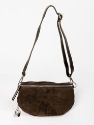 Anna Morellini Skórzana torebka "Filellia" w kolorze czarnym - 25 x 14 x 1 cm rozmiar: onesize. Brązowe torby na ramię Anna Morellini, bez wzorów, z materiału, na ramię, bez dodatków. Za 173.99 zł.