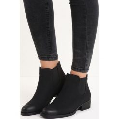 Czarne Matowe Botki World Ablaze. Czarne botki Born2be, bez wzorów, z okrągłym noskiem, za kostkę, bez obcasa, na płaskiej podeszwie, bez zapięcia. Za 119.99 zł.